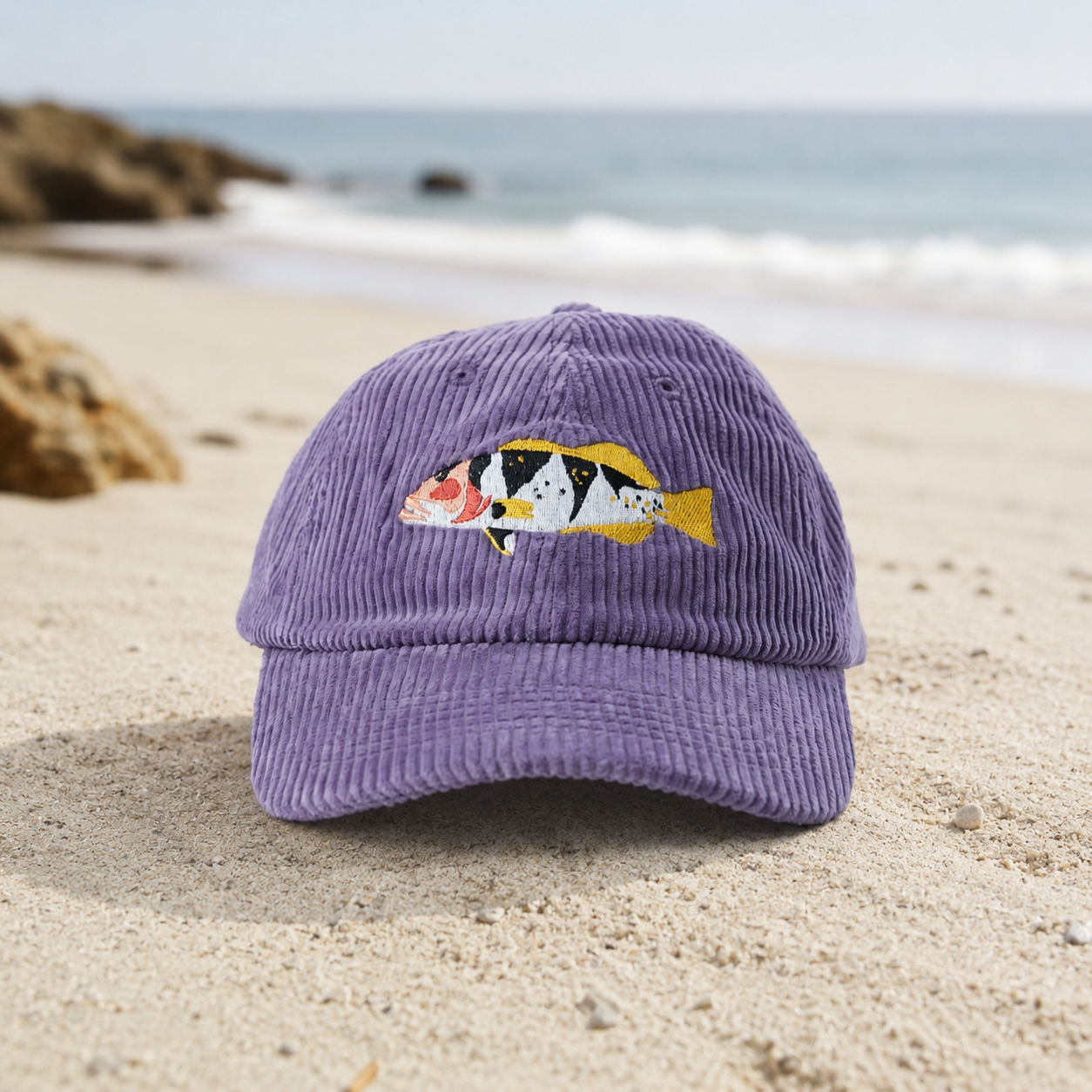 Footballer Coral Trout Corduroy Cap