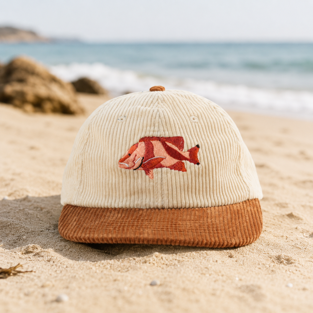 Red Emperor Corduroy Cap