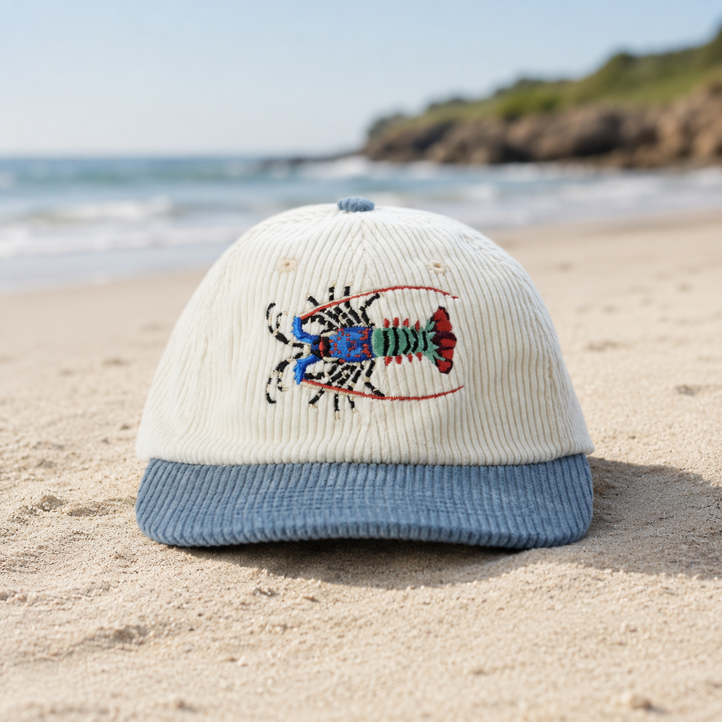 Ornate Rock Lobster Corduroy Cap