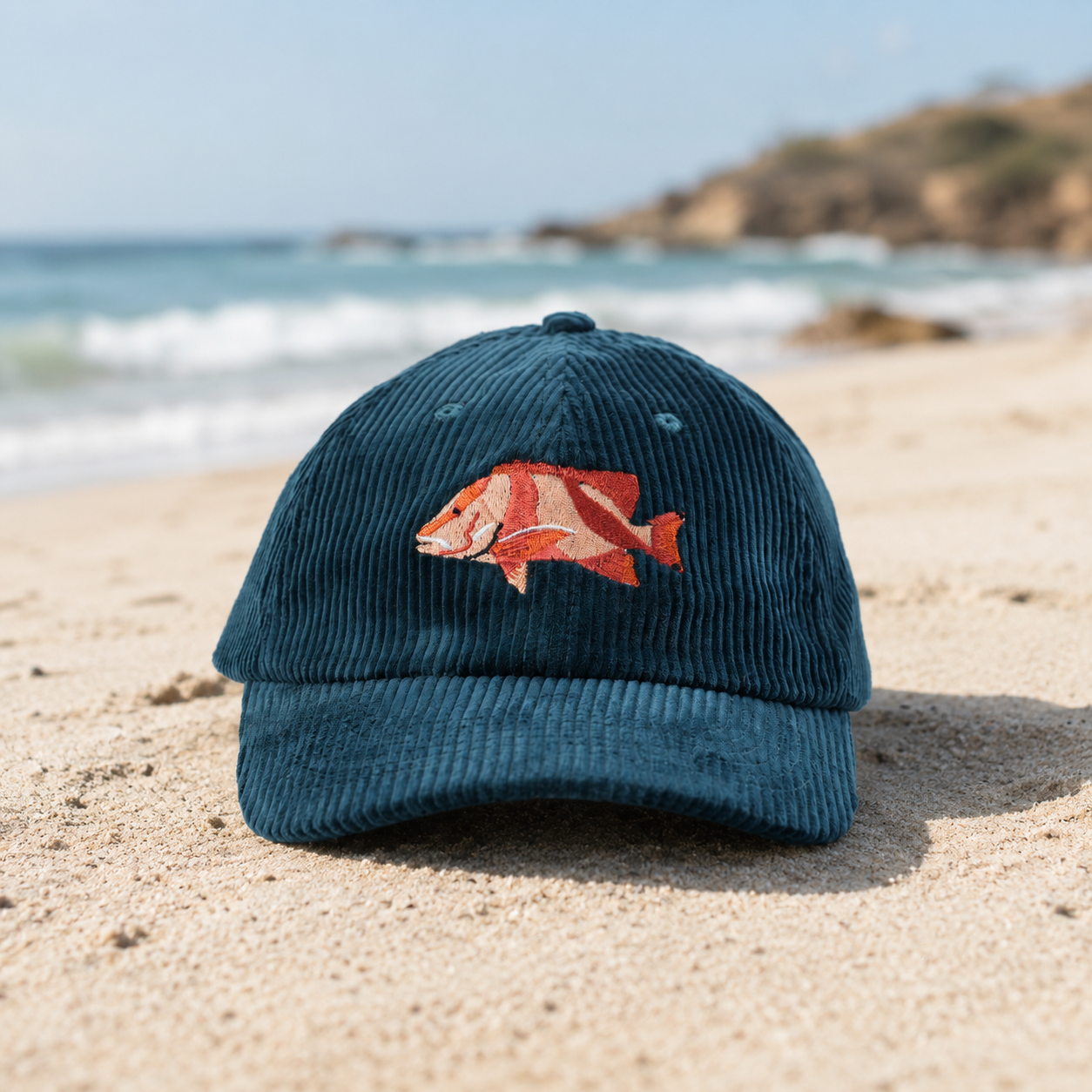 Red Emperor Corduroy Cap