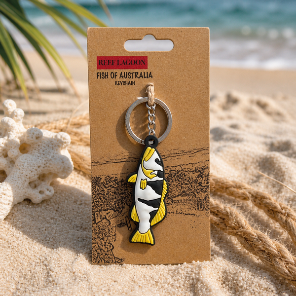 Footballer Coral Trout Keychain