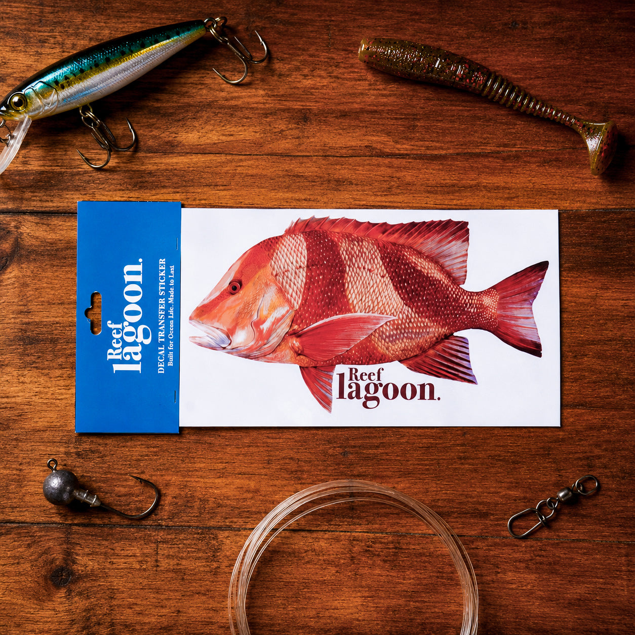 FISH DECAL TRANSFER STICKERS