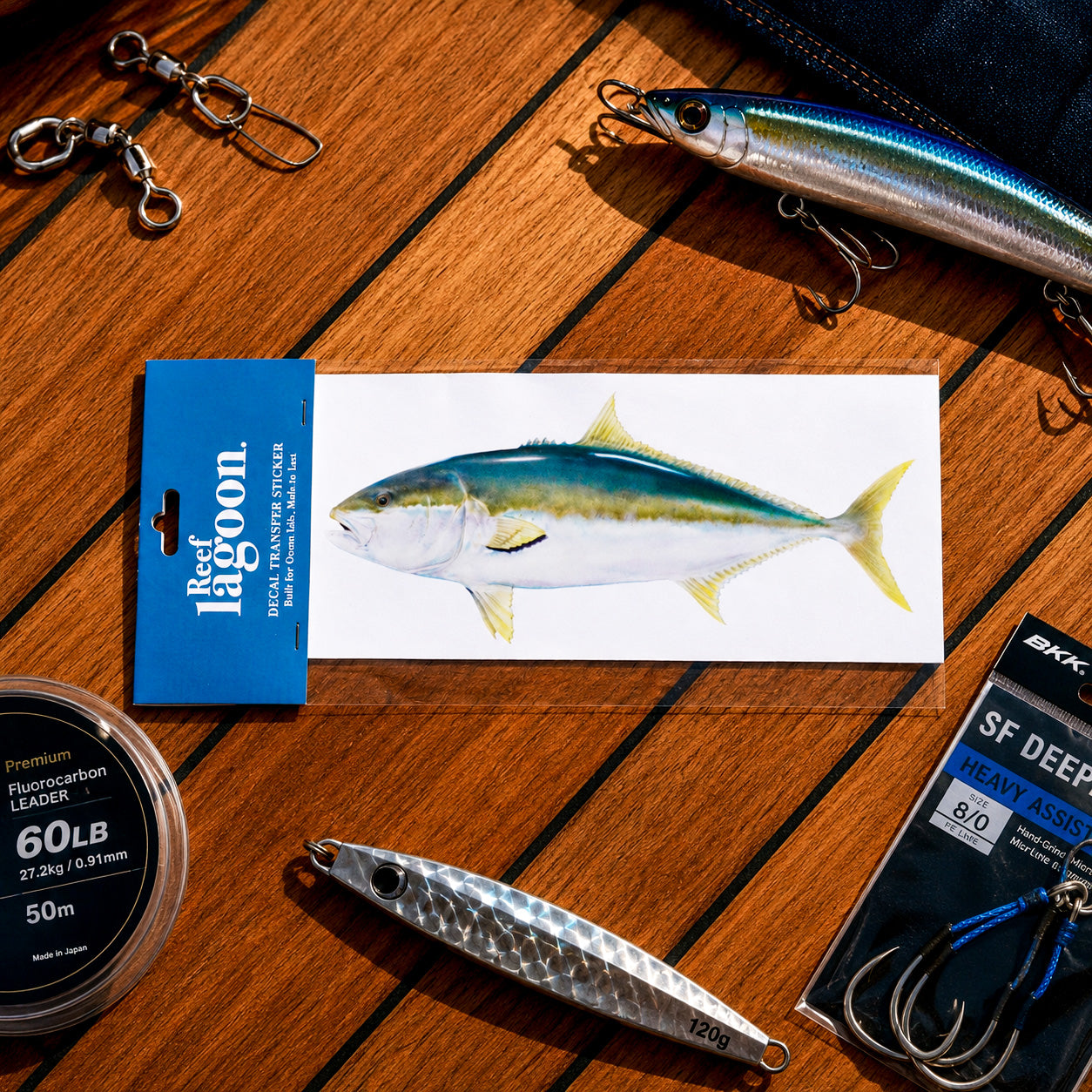 FISH DECAL TRANSFER STICKERS